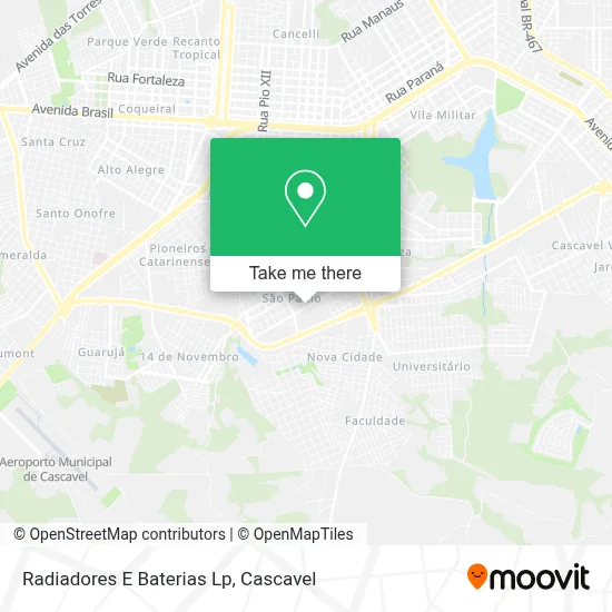 Radiadores E Baterias Lp map