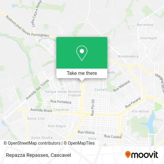 Repazza Repasses map