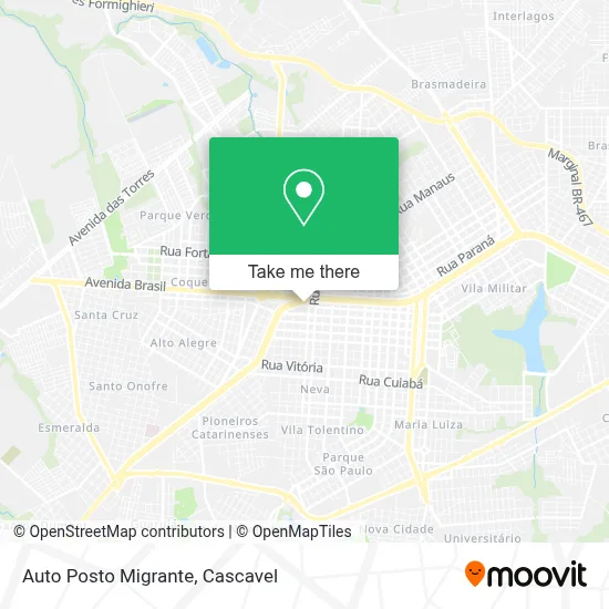 Auto Posto Migrante map