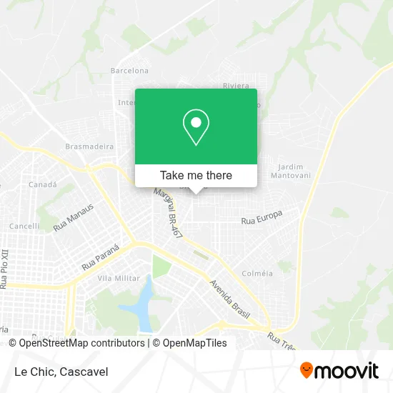 Le Chic map