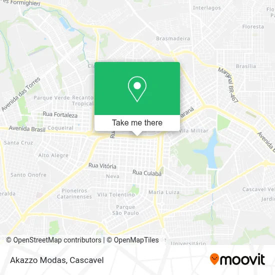 Akazzo Modas map