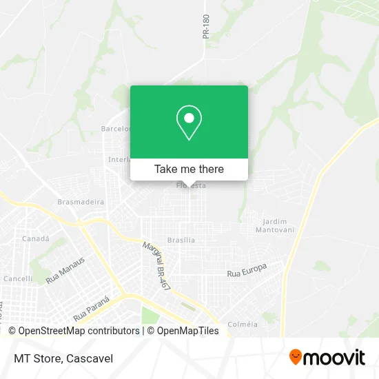 Mt Store map