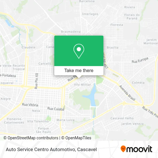 Auto Service Centro Automotivo map