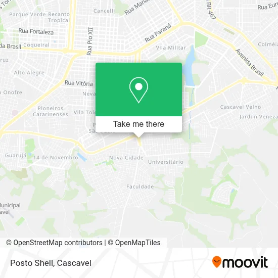 Posto Shell map