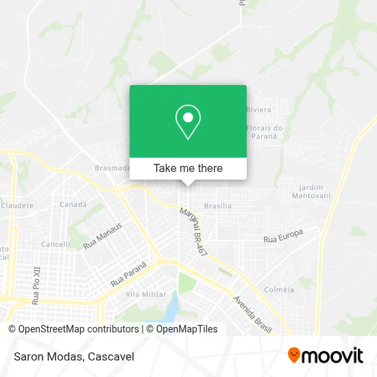 Saron Modas map