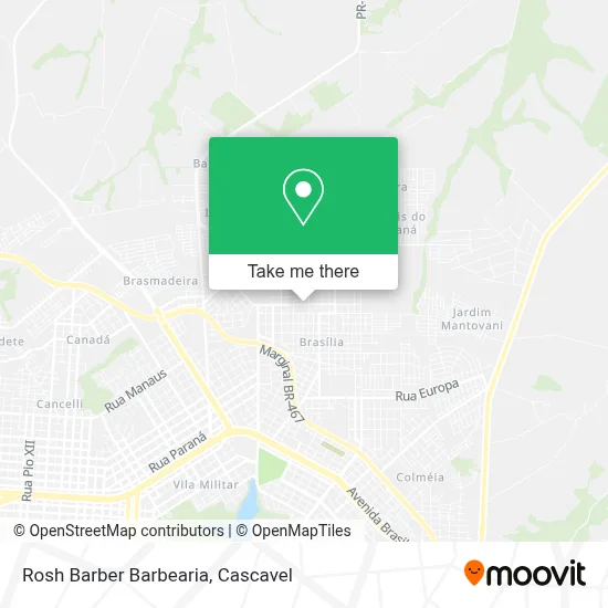 Rosh Barber Barbearia map