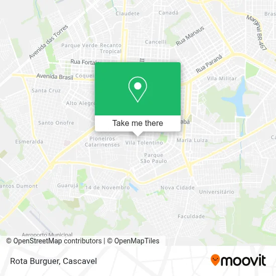 Rota Burguer map