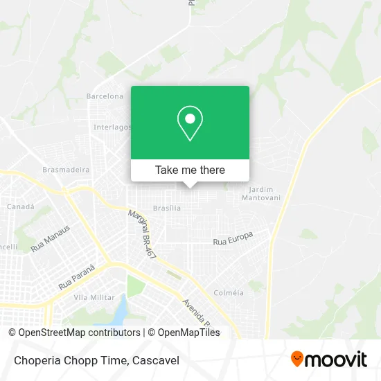 Choperia Chopp Time map
