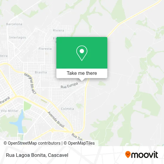 Rua Lagoa Bonita map