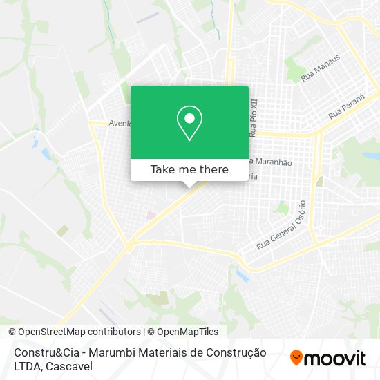 Constru&Cia - Marumbi Materiais de Construção LTDA map