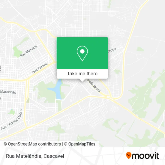 Rua Matelândia map