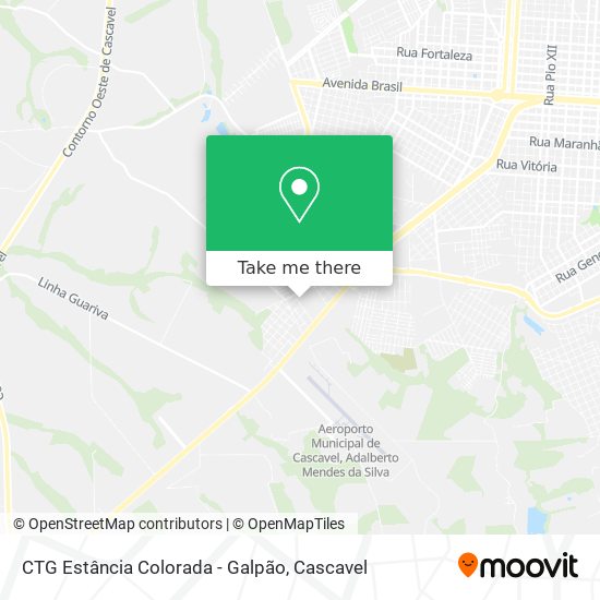 CTG Estância Colorada - Galpão map