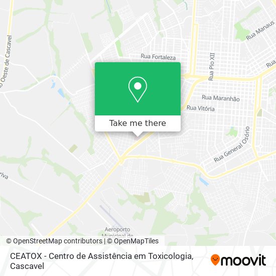 CEATOX - Centro de Assistência em Toxicologia map