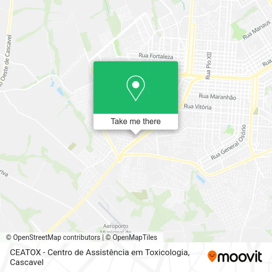 CEATOX - Centro de Assistência em Toxicologia map