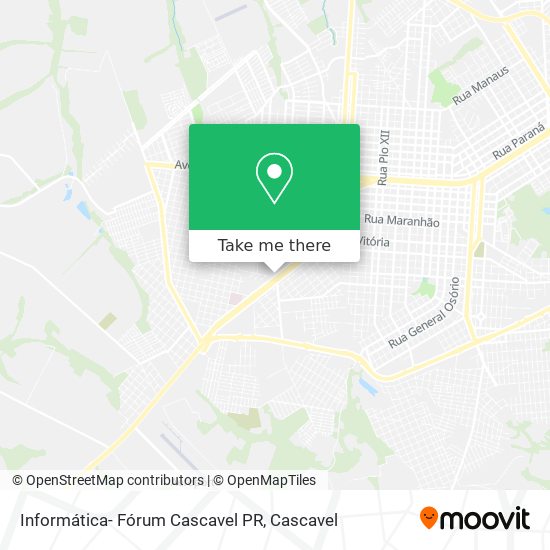Informática- Fórum Cascavel PR map