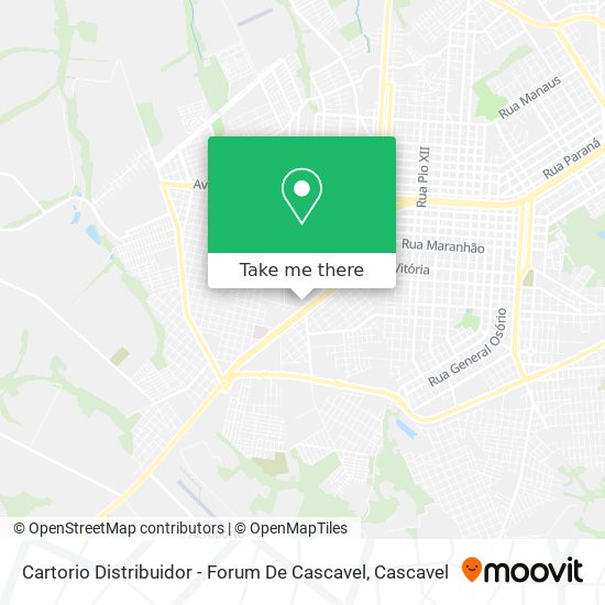 Mapa Cartorio Distribuidor - Forum De Cascavel