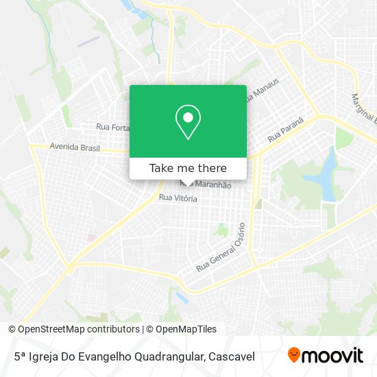 5ª Igreja Do Evangelho Quadrangular map