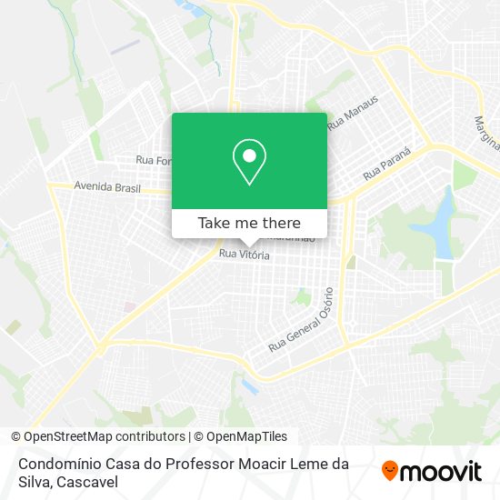 Condomínio Casa do Professor Moacir Leme da Silva map