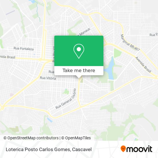Loterica Posto Carlos Gomes map