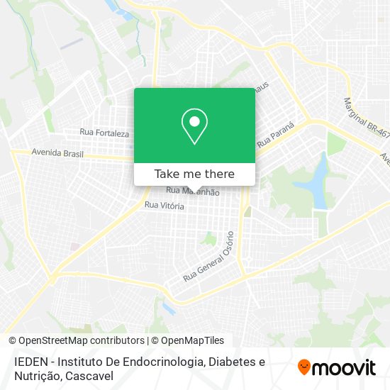 IEDEN - Instituto De Endocrinologia, Diabetes e Nutrição map