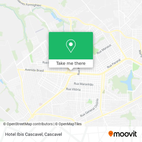 Hotel Ibis Cascavel map