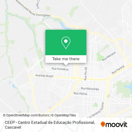 CEEP - Centro Estadual de Educação Profissional map