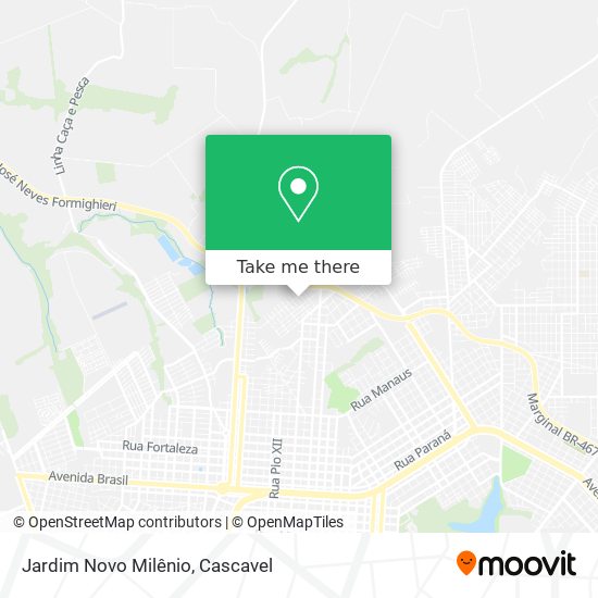 Jardim Novo Milênio map