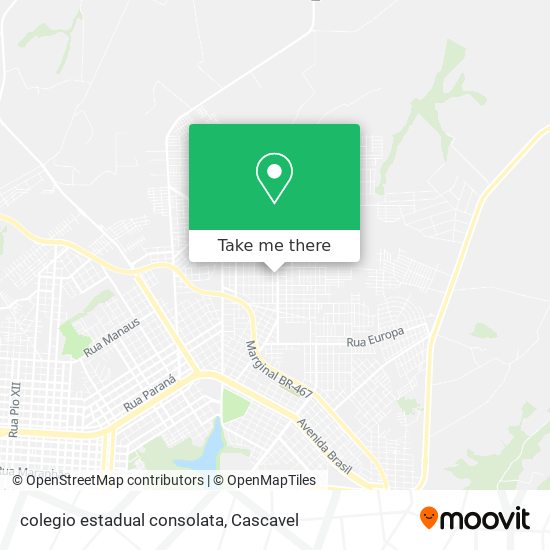 colegio estadual consolata map