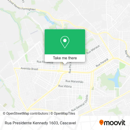 Rua Presidente Kennedy 1603 map