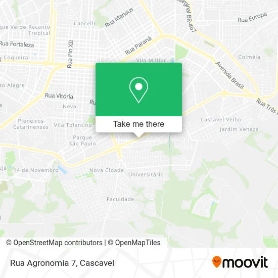 Rua Agronomia 7 map