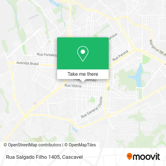 Rua Salgado Filho 1405 map