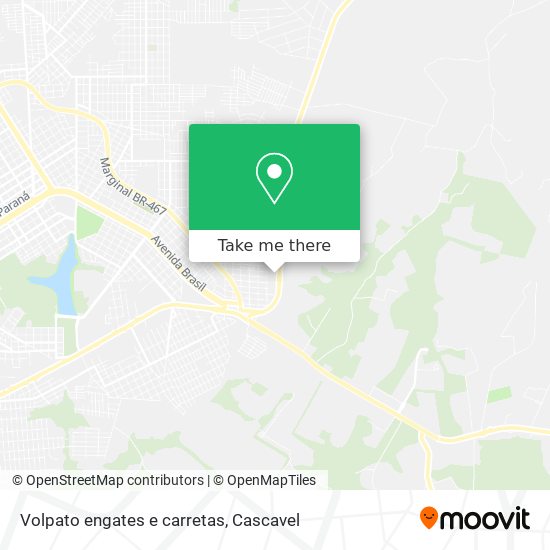 Volpato engates e carretas map