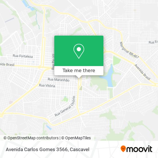 Avenida Carlos Gomes 3566 map
