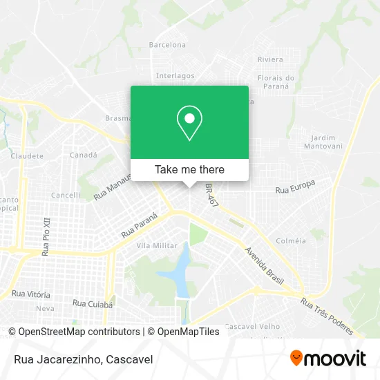 Rua Jacarezinho map