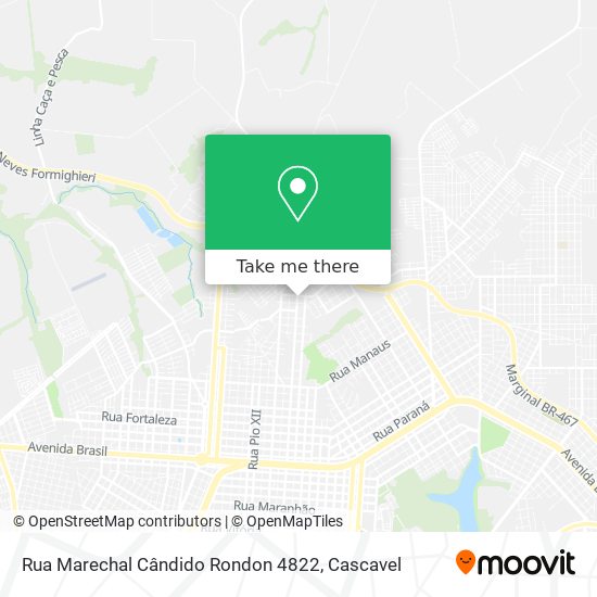 Rua Marechal Cândido Rondon 4822 map