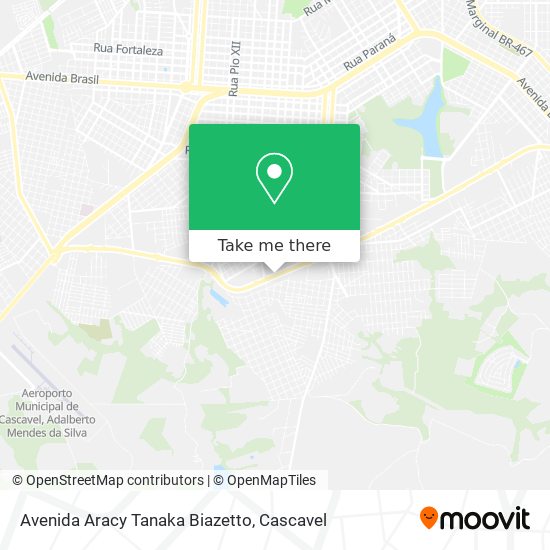 Avenida Aracy Tanaka Biazetto map