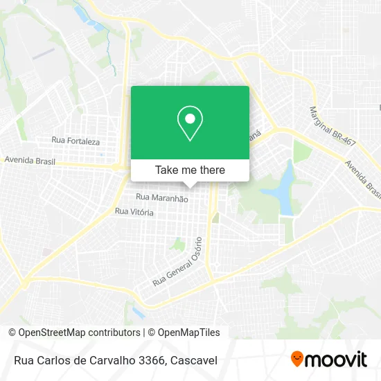 Rua Carlos de Carvalho 3366 map