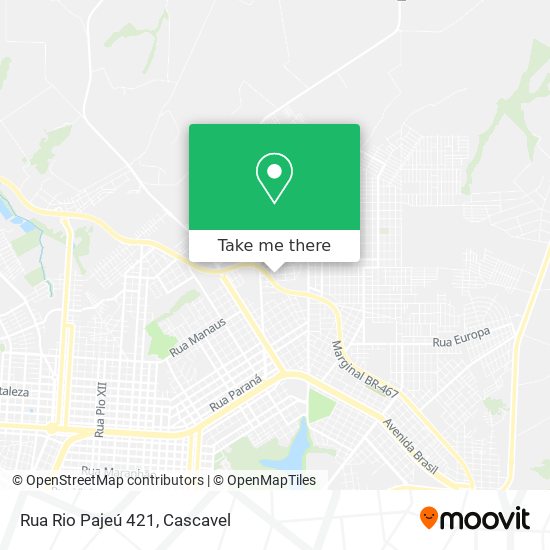 Rua Rio Pajeú 421 map