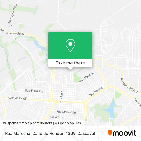 Rua Marechal Cândido Rondon 4309 map