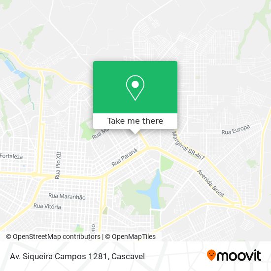 Av. Siqueira Campos 1281 map