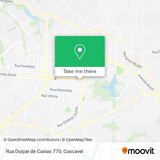 Mapa Rua Duque de Caxias 770