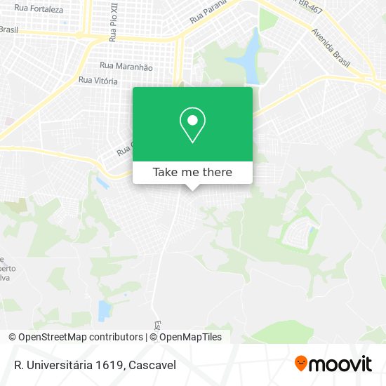 R. Universitária 1619 map