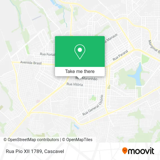 Rua Pio XII 1789 map