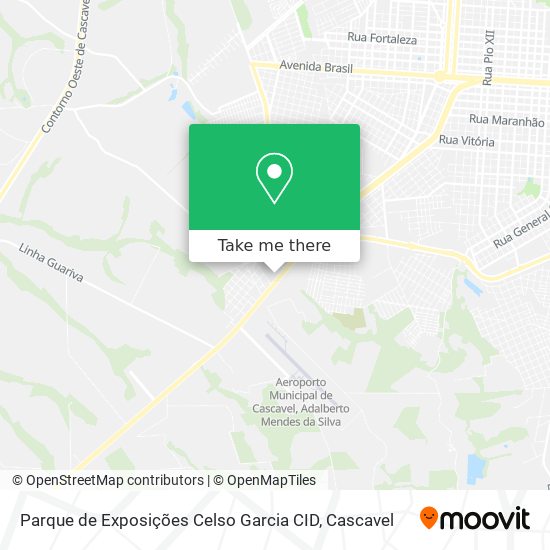 Parque de Exposições Celso Garcia CID map