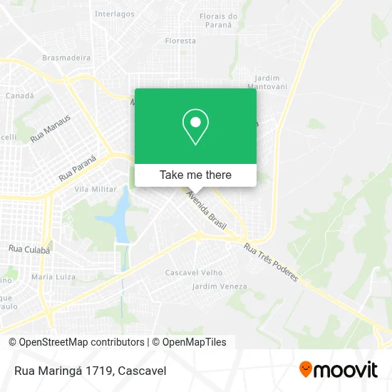 Rua Maringá 1719 map