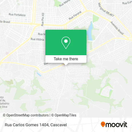 Rua Carlos Gomes 1404 map
