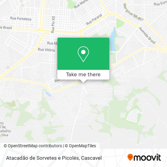 Atacadão de Sorvetes e Picolés map