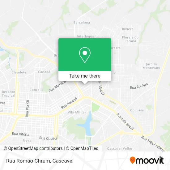 Rua Romão Chrum map