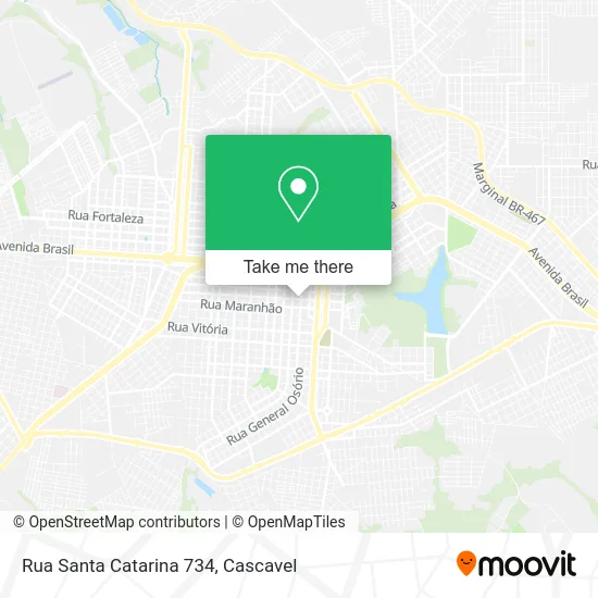 Rua Santa Catarina 734 map