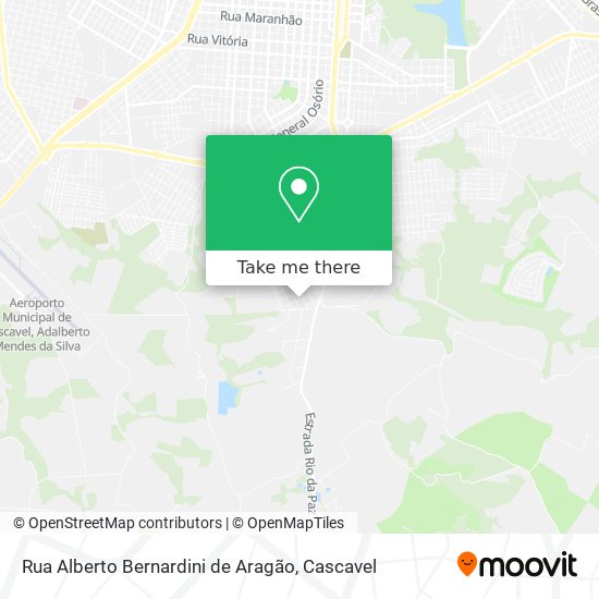 Rua Alberto Bernardini de Aragão map